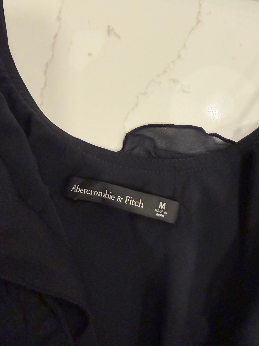Abercrombie ruffle mini dress black - Picture 3 of 4